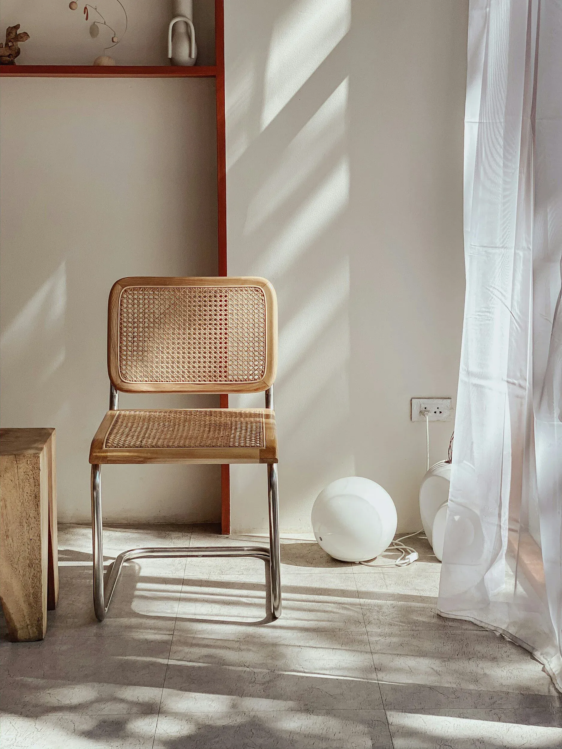 chair in room is perfect for balance